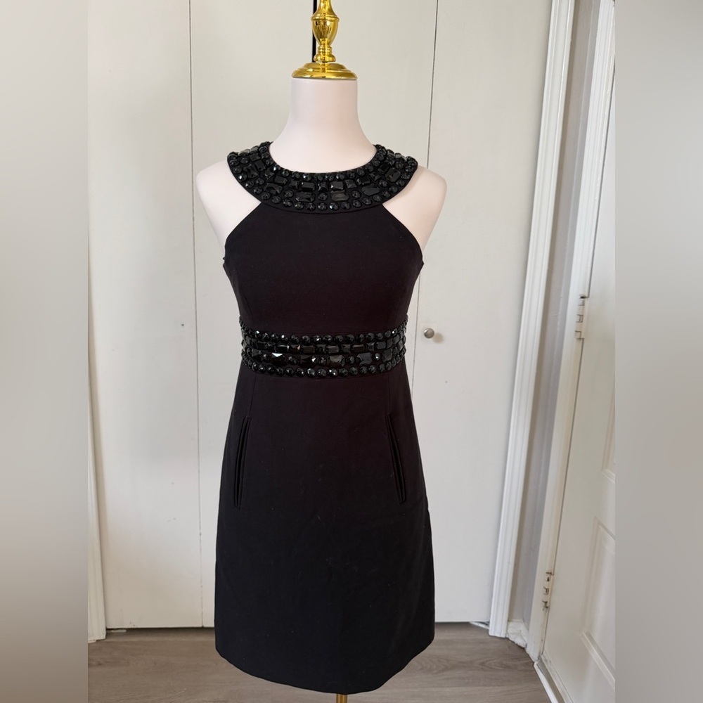 Michael Kors Black Beaded Mini Dress - Picture 2 of 9